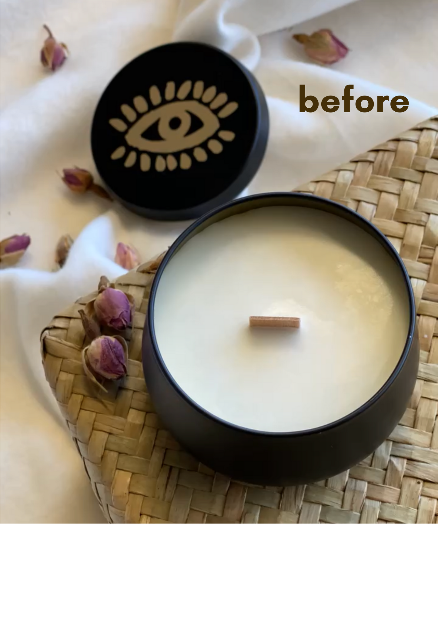 Happy Holidays Secret Message Artisan Candle