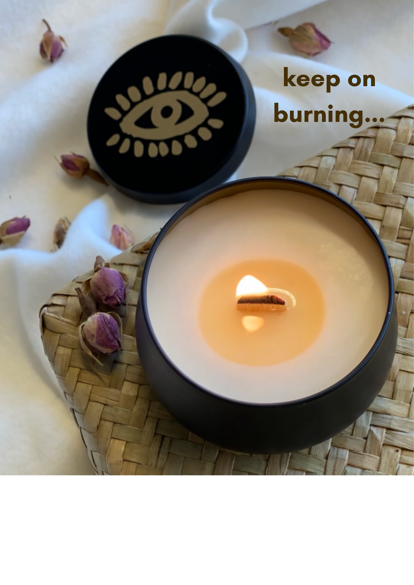 Happy Holidays Secret Message Artisan Candle