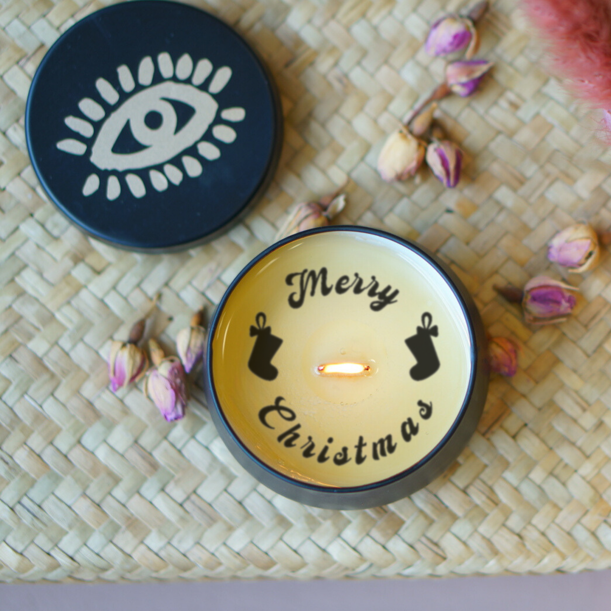 Merry Christmas Candle