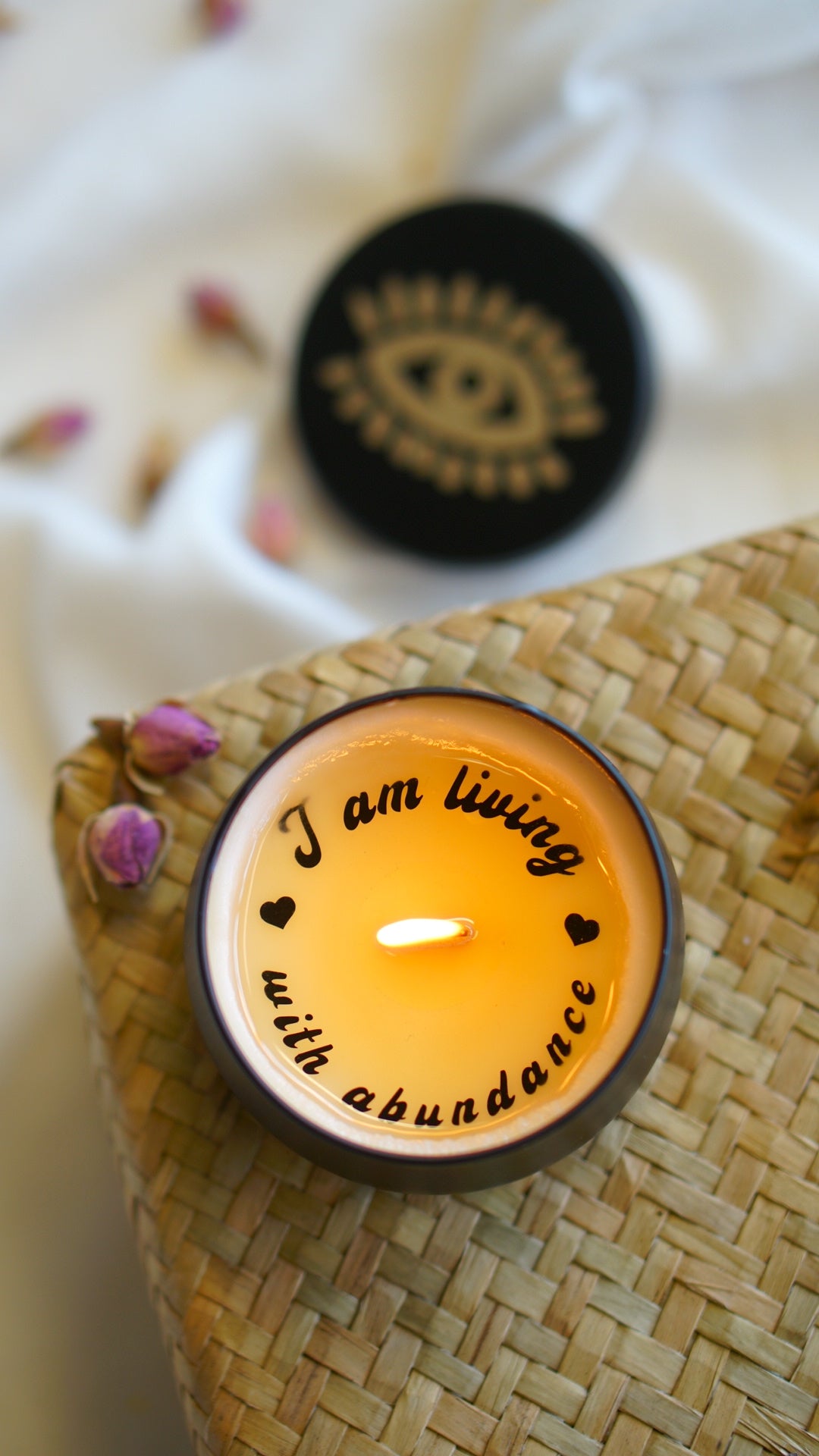 Abundance Secret Message Candle