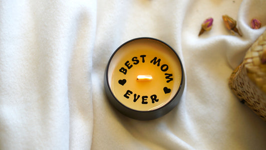 Best Mum Ever Secret Message Candle