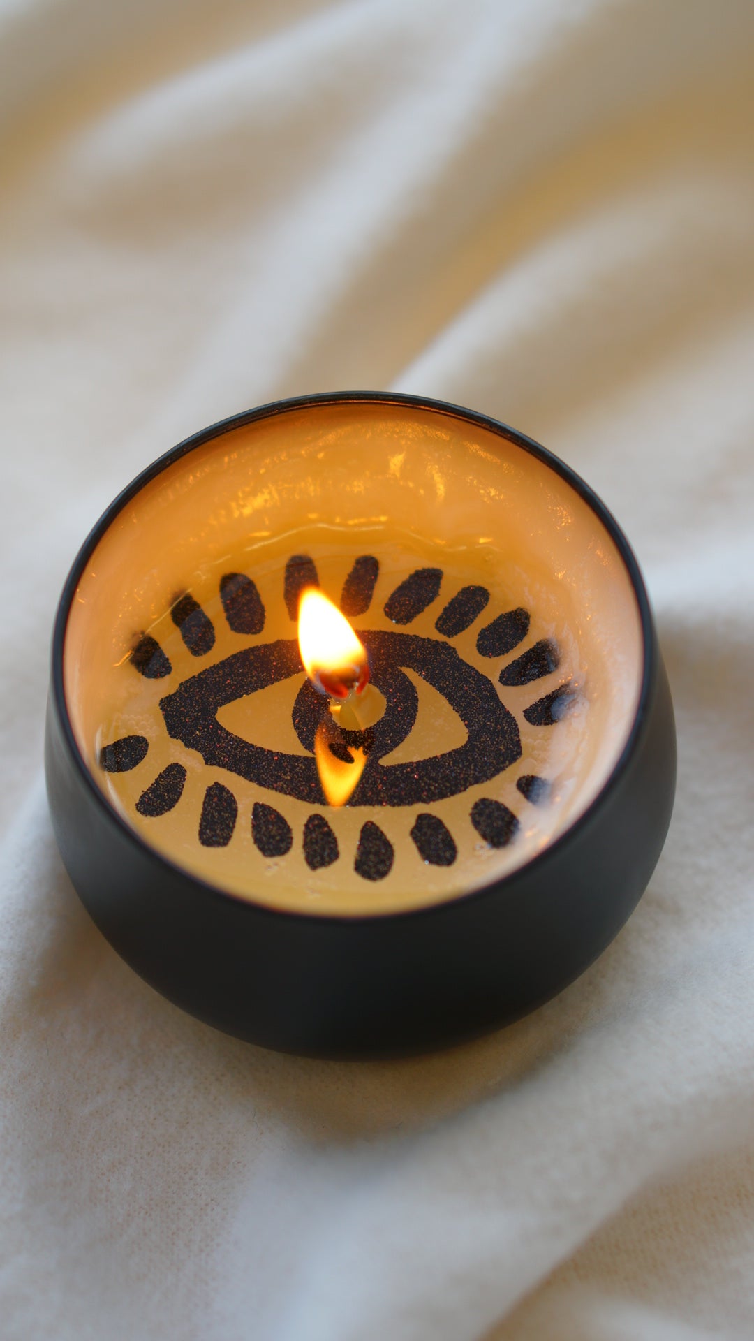 Evil Eye Secret Message Candle