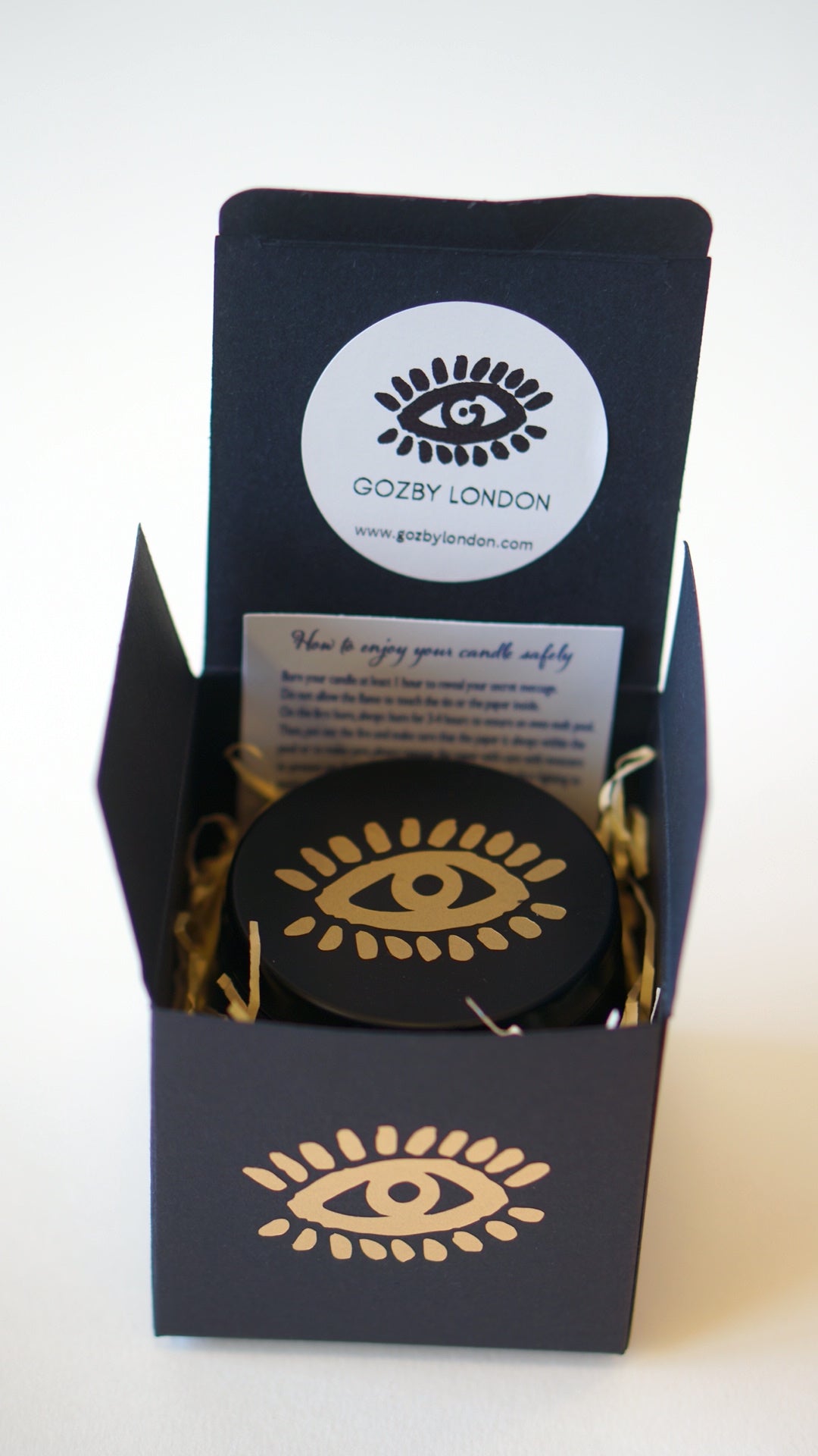 Happy Halloween Secret Message Candle