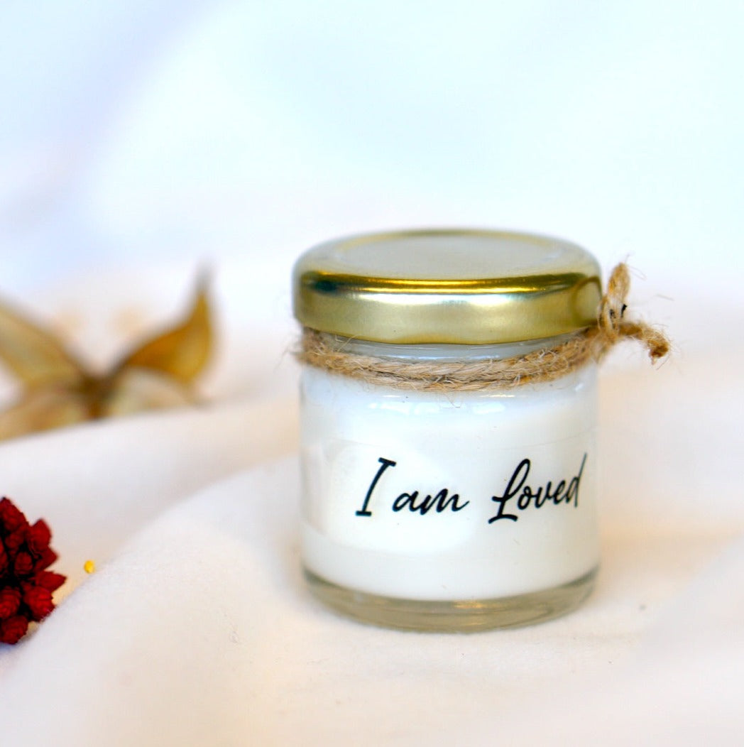 I am Loved Mini Affirmation Candle