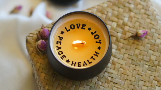 Love Joy Peace Health Candle