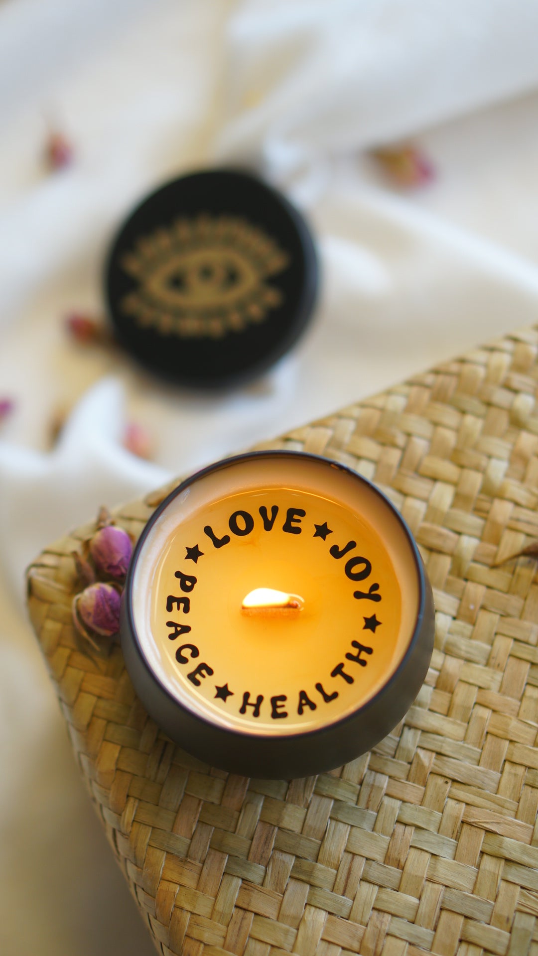 Love Joy Peace Health Candle