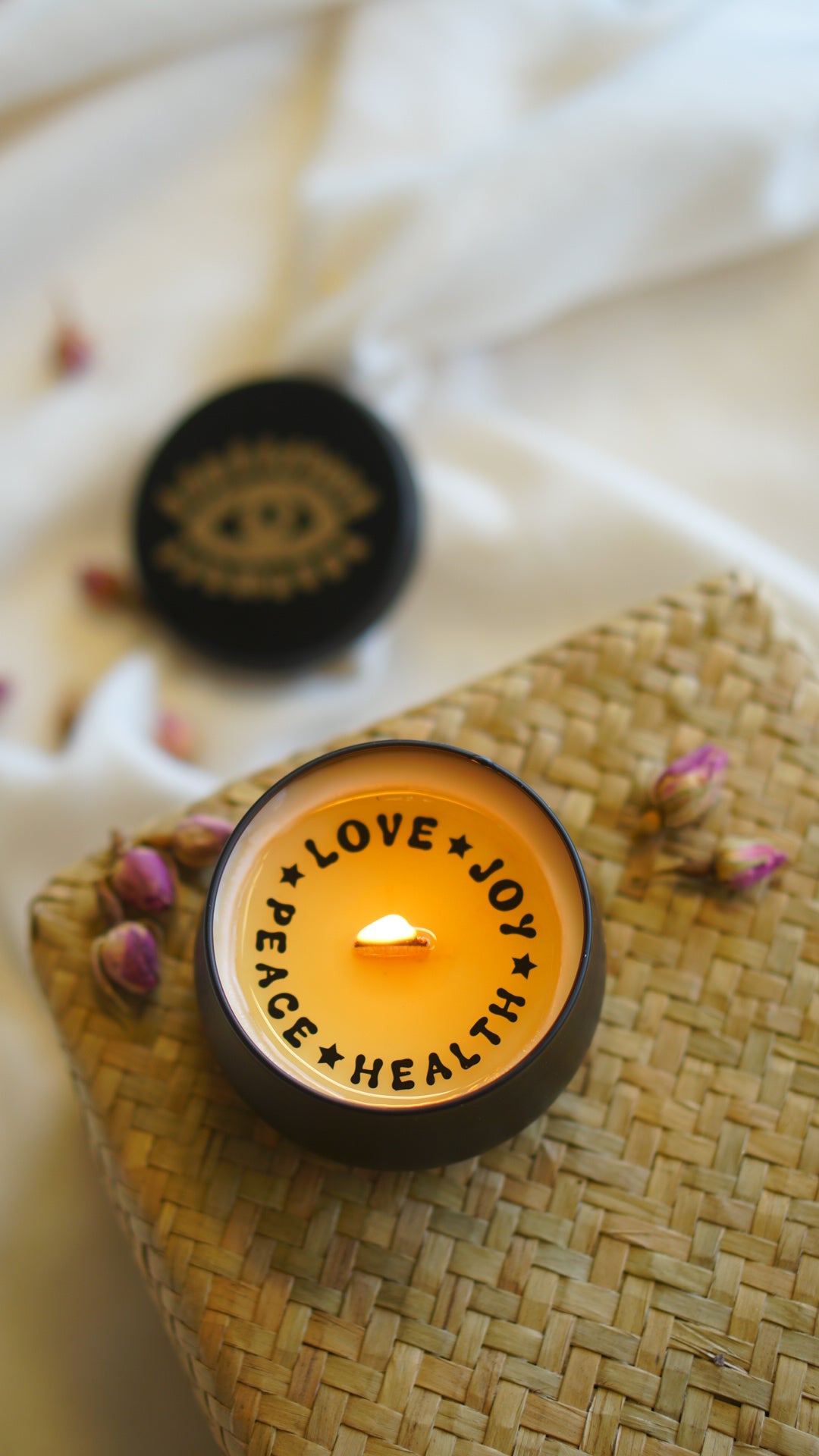 Love Joy Peace Health Candle