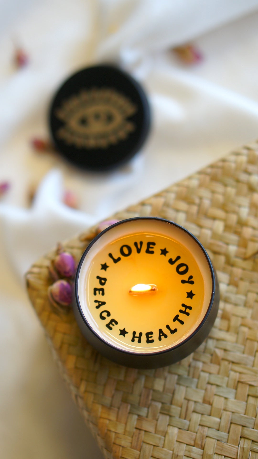 Love Joy Peace Health Candle