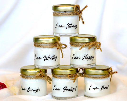 Mini Affirmation Candle Set